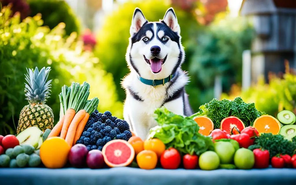 Best fruits and vegetables for Huskies