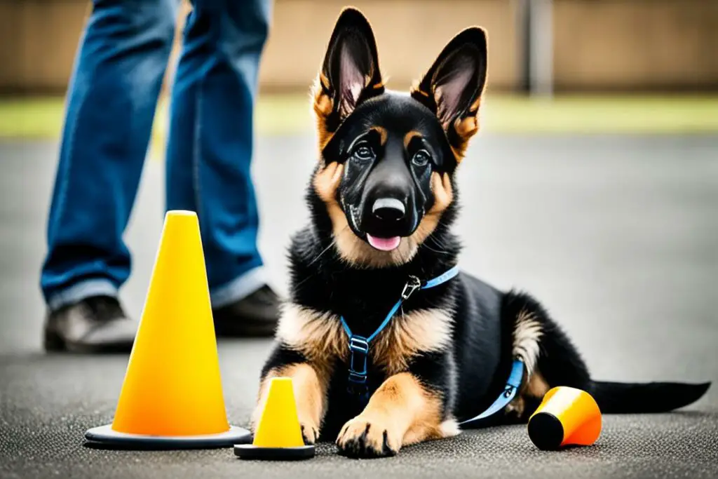 German Shepherd puppy training