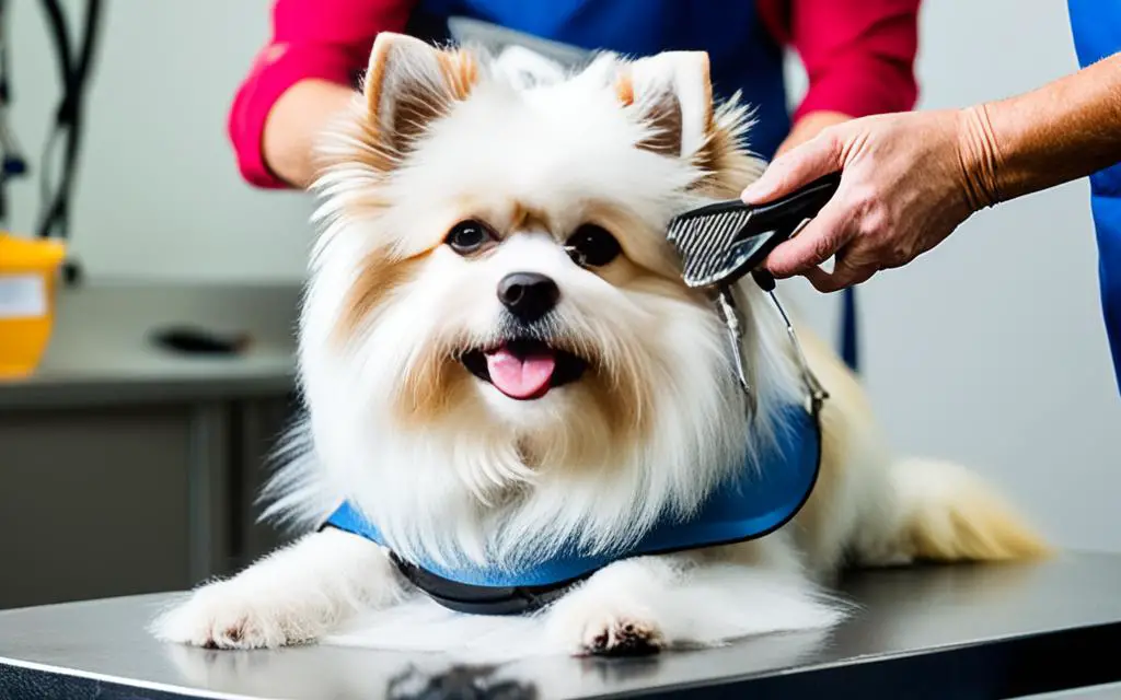 dog fur trimming