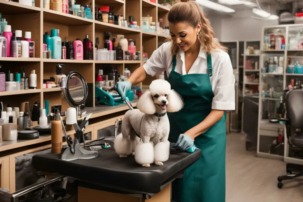 poodle grooming image